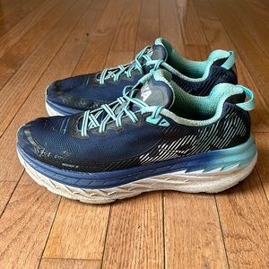 Hoka bondi 5 running shoes athletic shoes women’s size 8 blue